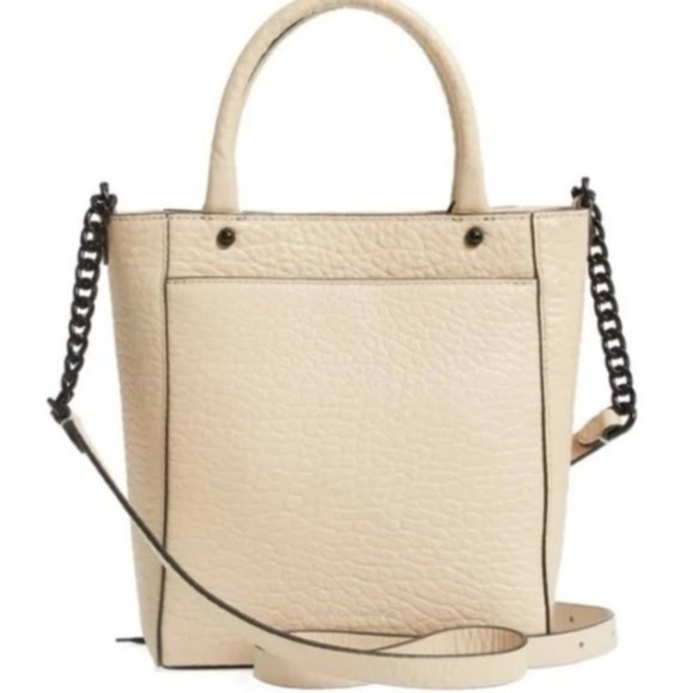 Rebecca Minkoff pebbled leather clay or tan Textured crossbody Handbag